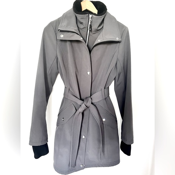 Jessica Simpson coat, graphite grey colour, size XS. Fleece lined, inner… - Picture 2 of 12